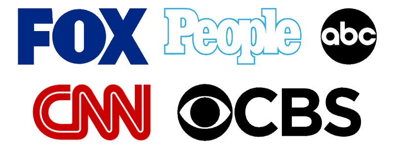 Logos for press coverage